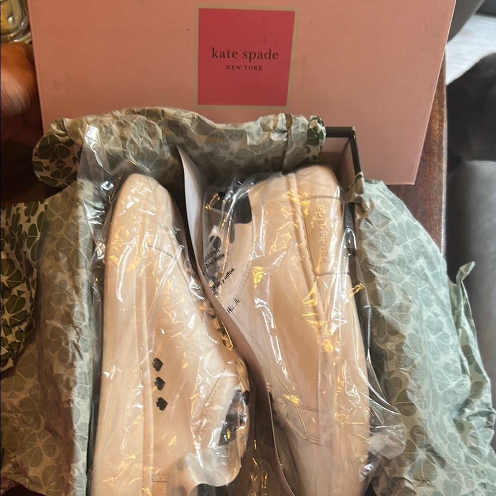 Kate Spade White Lift Sneakers - Picture 7 of 7